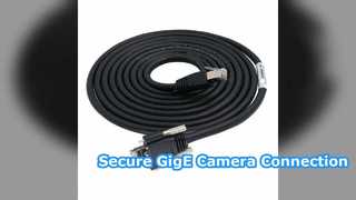 Rändelschraubensicherung für GigE Vision-Kabel