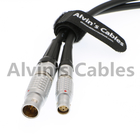 Red EPIC SCARLET Power Adapter Cable 1B 6pin Female to 2B 6pin Male