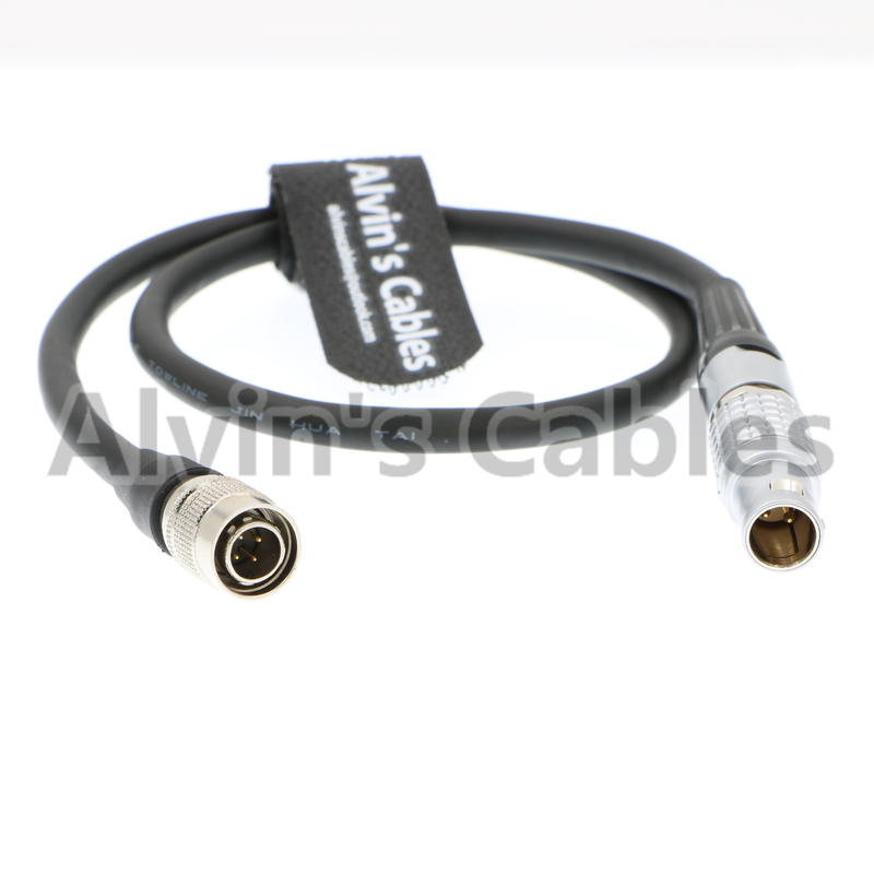 4 Pin Hirose Male Follow Focus Cable To 1B 2 Pin Male For Chrosziel Wireless Follow Focus Unit