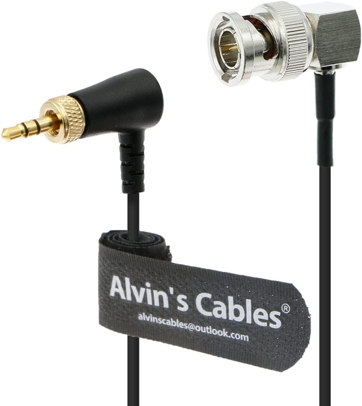 Alvin'S Cables 3.5mm TRS To BNC Timecode Cable For Canon C70 For Sony F55 FX9, Zaxcom, Zoom F4 F8 F8n From Deity