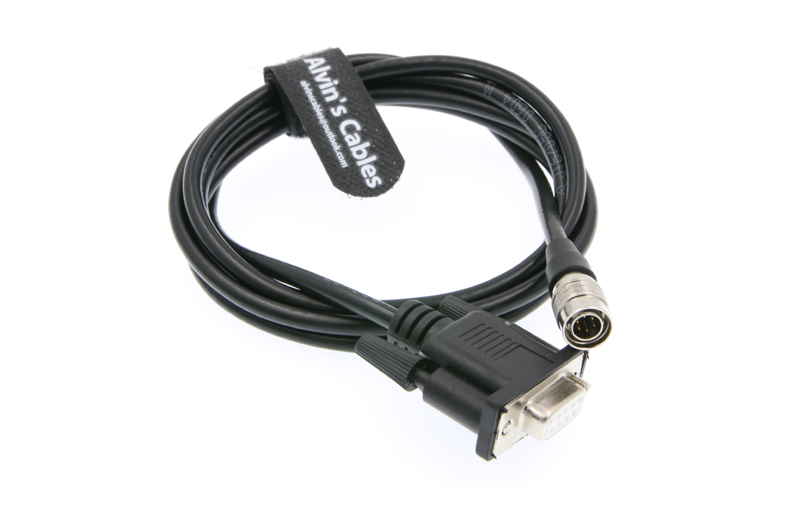 6 pin Hirose Male to DB9 RS232 Data Download Cable for Topcon Leica Nikcon Sokkia