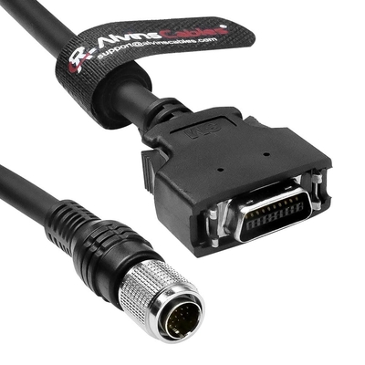 Alvin's Kabel Keyence CB-B10 Sensor Kopf zum Controller Verbindungskabel 10m 32.8ft, 20 Pin Männlich bis SCSI 20P Kabel für Keyence LJ-X8000 LJ-V7000 Laser Profiler