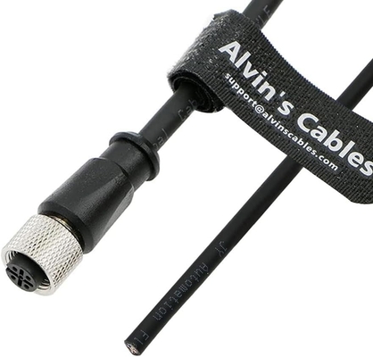 Alvin's Kabel M12 A Code 5 Pin weiblich bis offenes Ende Kabel 49,2ft 15m